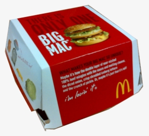 Big Mac Box - Mcdonalds Big Mac Box Png, Transparent Png, Transparent PNG