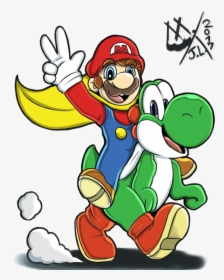 Super Mario World - Cartoon, HD Png Download, Transparent PNG