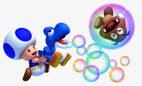 No Caption Provided - New Super Mario Bros U Blue Yoshi, HD Png Download, Transparent PNG