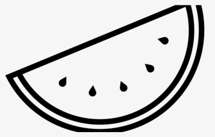 Watermelon Slice Coloring Page Colouring Cute Pages - Watermelon Colouring, HD Png Download, Transparent PNG