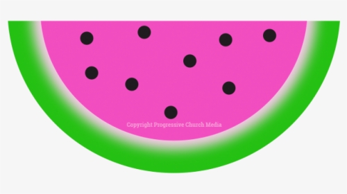 A Slice Of Half Of A Watermelon - Watermelon, HD Png Download, Transparent PNG