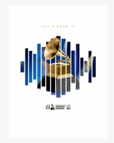 61st Annual Grammy Awards Logo, HD Png Download, Transparent PNG