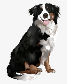 Dogs Vector Animal - Bernese Mountain Dog Vector, HD Png Download, Transparent PNG