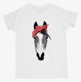 Horse With Red Scarf T-shirt - Gilly Shirt, HD Png Download, Transparent PNG