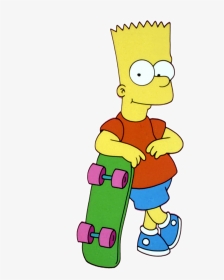 Transparent Skateboard Clipart - Bart Simpson Skateboard, HD Png Download, Transparent PNG