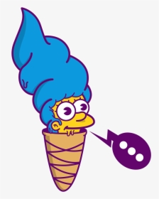 Marge Simpson Ice Cream, HD Png Download, Transparent PNG