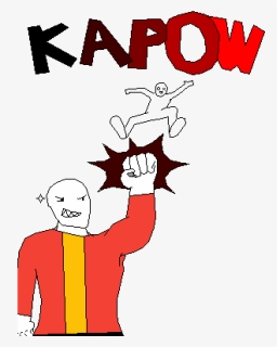 Kapow - Cartoon - Cartoon, HD Png Download, Transparent PNG