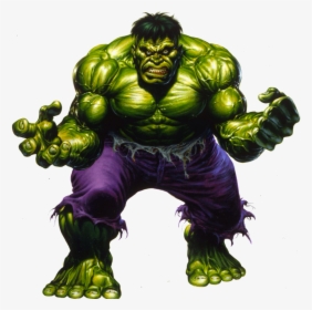 Incredible Hulk Comic Art , Png Download - Superheroes Hulk, Transparent Png, Transparent PNG