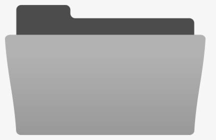 Black Folder Icon Icons Png Grey Folder Clipart- - Grey Mac Folder Icon, Transparent Png, Transparent PNG