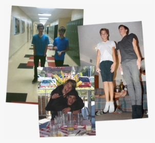 A Collage Of Tucker And I From High School - Photographic Paper, HD Png Download, Transparent PNG