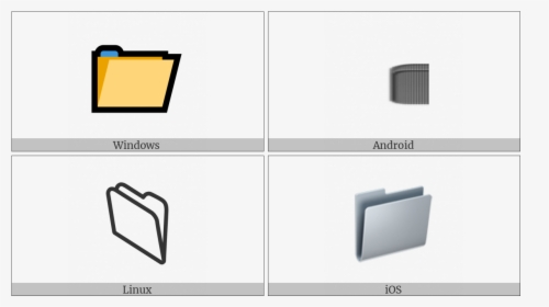 File Folder On Various Operating Systems - Utility Software, HD Png Download, Transparent PNG