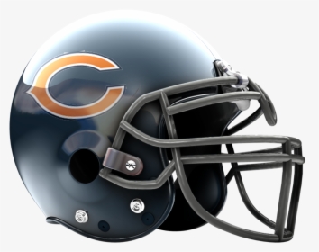 Chicago Bears Vs - Football Helmet Template, HD Png Download, Transparent PNG