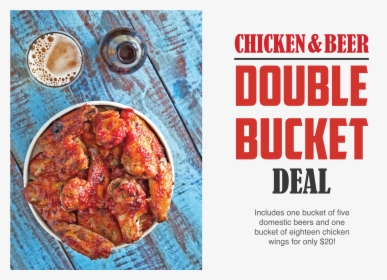 Chicken & Beer Double Bucket Deal - Baked Goods, HD Png Download, Transparent PNG