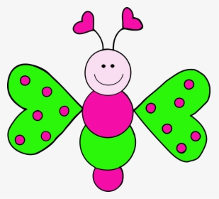 Pink Butterfly Clip Art - Free Butterfly Clip Art, HD Png Download, Transparent PNG