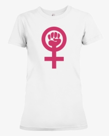 Women S Power Symbol Cotton T Shirt - Cross, HD Png Download, Transparent PNG