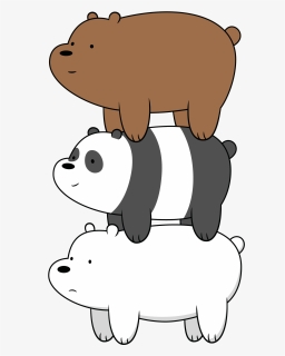 Three Bears Png Pluspng - We Bare Bears Png, Transparent Png, Transparent PNG
