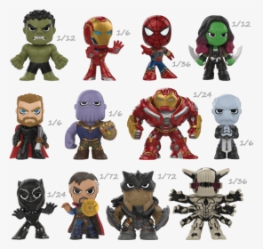 Avengers Infinity War Mystery Minis , Png Download - Infinity War Mystery Minis, Transparent Png, Transparent PNG