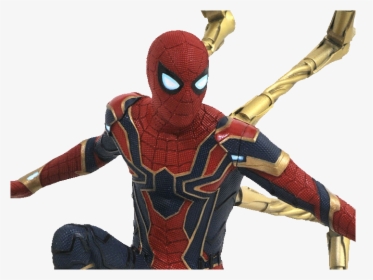 Iron Spider Statue Infinity War Hd Png Download Transparent Png Image Pngitem - iron spider man suit infinity war roblox