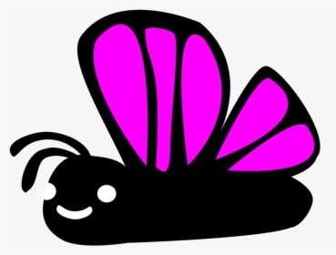 Pink,butterfly,flower - Butterfly, HD Png Download, Transparent PNG