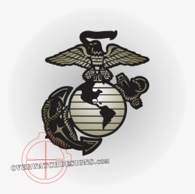 Eagle, Globe, And Anchor Decal United States Marine - Eagle Globe And Anchor Designs, HD Png Download, Transparent PNG