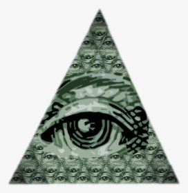 T-shirt Illuminati Eye Of Providence Clip Art - Triangle Illuminati Png, Transparent Png, Transparent PNG
