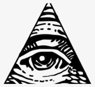 Illuminati Triangle Cliparts - All Seeing Eye Tattoo Simple, HD Png Download, Transparent PNG
