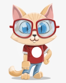 Collection Of Free Cat Vector Cartoon - Cat Characters Png, Transparent Png, Transparent PNG