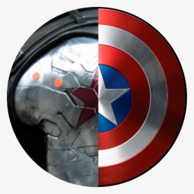 Winter Soldier And Shield Star - Winter Soldier Captain America Shield, HD Png Download, Transparent PNG