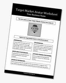 Customer Avatar Worksheet, HD Png Download, Transparent PNG