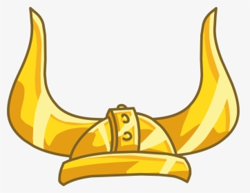 Viking Helmet Clip Art - Club Penguin Gold Viking Helmet, HD Png Download, Transparent PNG