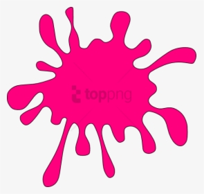 Colors Clipart Png Splash - Red Paint Splash Clipart, Transparent Png, Transparent PNG