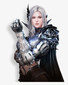 Darkknight Character Image - Black Desert Online Female Warrior, HD Png Download, Transparent PNG