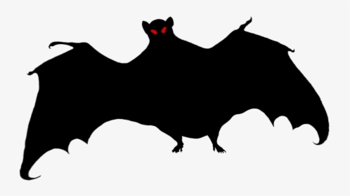 Halloween Bat With Red Eyes - Halloween Bats Red Eyes, HD Png Download, Transparent PNG