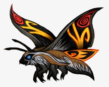 Mothra Png Page - Mothra Redesign, Transparent Png, Transparent PNG