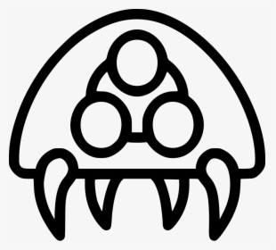 Metroid Symbiote - Metroid Outline, HD Png Download, Transparent PNG