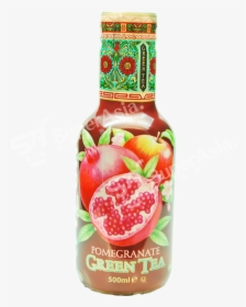 Arizona Pomegranate Green Tea , Png Download - Glass Bottle, Transparent Png, Transparent PNG