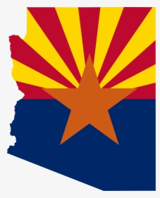 File Flag Map Of - Arizona Flag And Map, HD Png Download, Transparent PNG