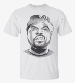 Ice Cube Drawing, Ice T - T Shirt Per Qualche Dollaro In Più, HD Png Download, Transparent PNG