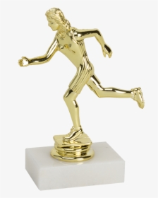 Female Participation Trophy For Running Events - Trophy, HD Png Download, Transparent PNG