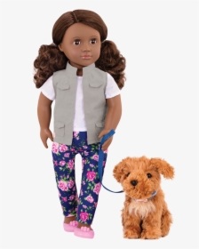 Malia And Poodle 18-inch Doll And Pet - Our Generation Dolls Malia, HD Png Download, Transparent PNG