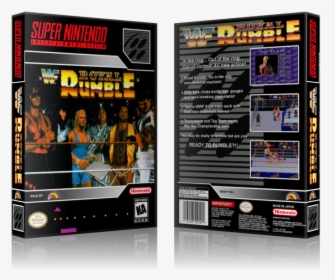 Wwf Royal Rumble Replacement Nintendo Snes Game Case - Wwf Royal Rumble Snes Case, HD Png Download, Transparent PNG