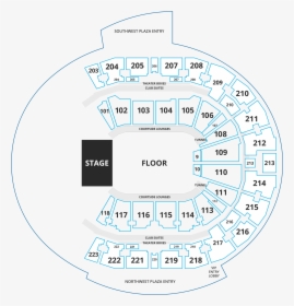 Chase Center Seating Chart Concert, HD Png Download, Transparent PNG