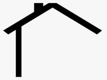 House Vector Art - Home Outline Clipart, HD Png Download, Transparent PNG