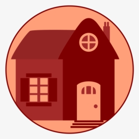 Red House Vector Image - House Clip Art, HD Png Download, Transparent PNG