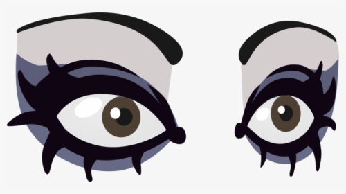 Goth Eyes From Glitch - Clip Art Goth, HD Png Download, Transparent PNG