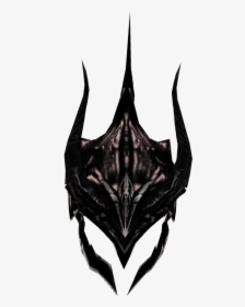 Black Goth Helmet - The Elder Scrolls V: Skyrim, HD Png Download, Transparent PNG