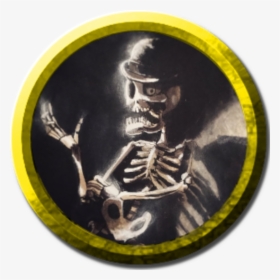 Transparent Spooky Skeleton Png - D&d Skeleton Token, Png Download, Transparent PNG