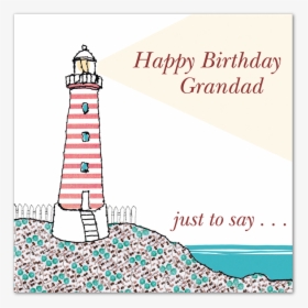 Grandad Birthday Card Journal Sew Very Vintage - Lighthouse, HD Png Download, Transparent PNG