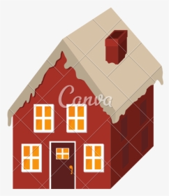 Transparent Christmas Houses Clipart - House, HD Png Download, Transparent PNG