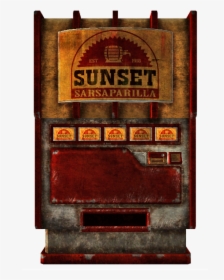 Fallout New Vegas Lucky 38 Billboard Png - Sunset Sarsaparilla, Transparent Png, Transparent PNG
